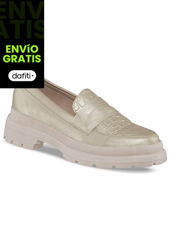 Mocasines Merlina Oro Para Mujer Croydon Croydon