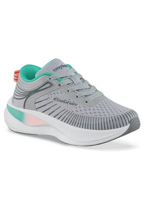 Tenis Running Xodili Gris Croydon Para Niña