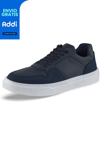 Tenis Urbanos Dominus Azul Croydon Para Hombre Croydon