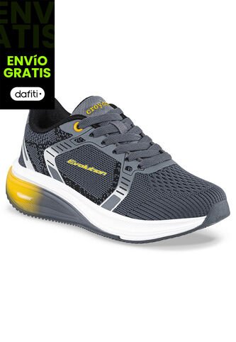Tenis Running Yalton Gris-Ama Para Niño Croydon Croydon