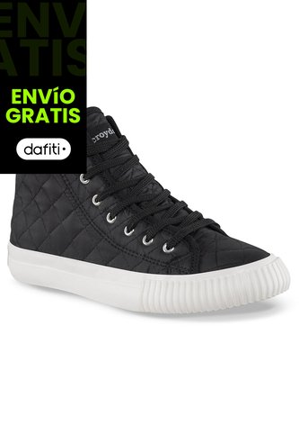 Botines Taliba Alto Negro Croydon Para Mujer Croydon