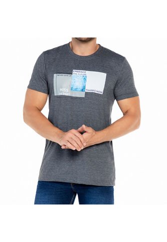 Camiseta Pedro Café Claro Para Hombre Croydon Croydon