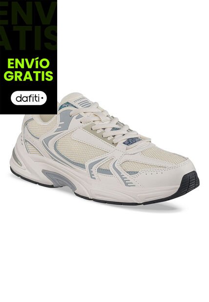 Tenis Urbanos Vloc Beige Croydon Para Mujer