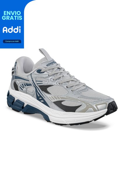 Tenis Urbanos Xabar Gris Croydon Para Hombre