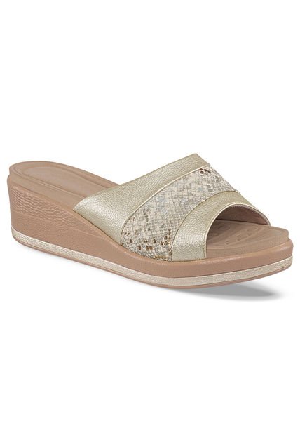 Sandalias Tacón Meliza Oro Para Mujer Croydon