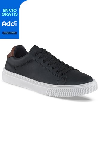 Tenis Urbanos Benji Negro Croydon Para Hombre Croydon