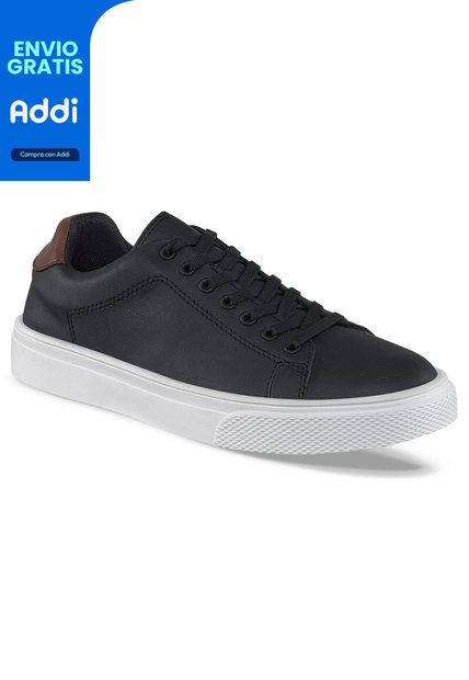 Tenis Urbanos Benji Negro Croydon Para Hombre