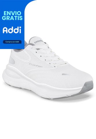 Tenis Running Potema Blanco Croydon Para Mujer Croydon