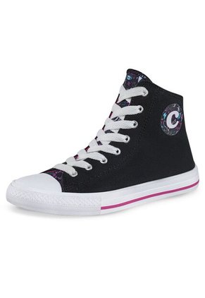 Botines Bubbie Alto Negro Croydon Para Niña