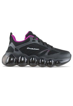 Tenis Running Sitalo Negro-Fucsia Croydon Para Niña