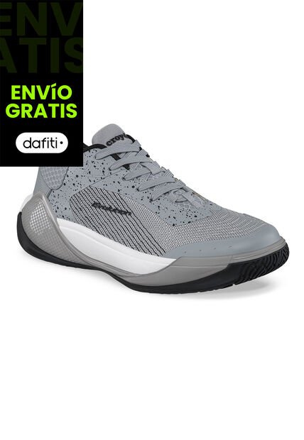 Tenis Basketball Qibar Gris Croydon Para Hombre