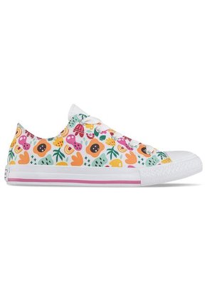 Tenis Casuales Mic Bajo Naranja Croydon Para Niña