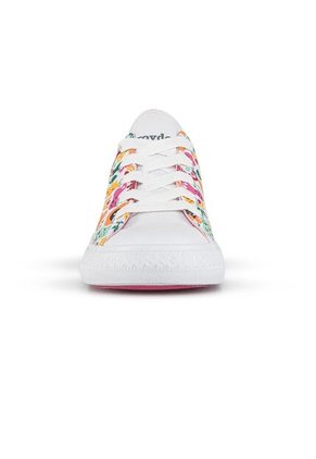 Tenis Casuales Mic Bajo Naranja Croydon Para Niña