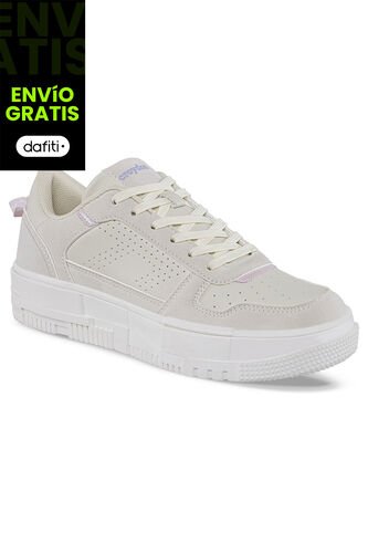 Tenis Urbanos Zik Beige Para Mujer Croydon Croydon