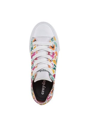 Tenis Casuales Mic Bajo Naranja Croydon Para Niña