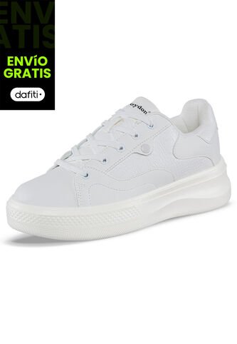 Tenis Urbanos Syntho Blanco Para Mujer Croydon Croydon