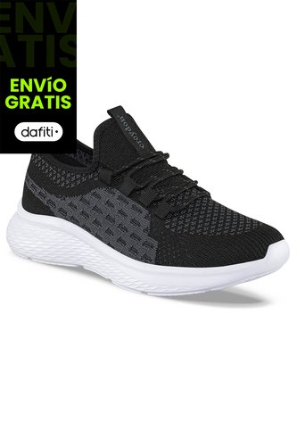 Tenis Running Trux Negro Para Mujer Croydon Croydon