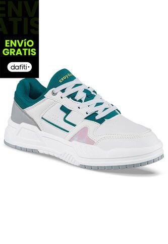 Tenis Urbanos Torx Blanco-Verde Para Mujer Croydon Croydon