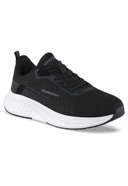 Tenis Running Azuk Negro Croydon Para Hombre