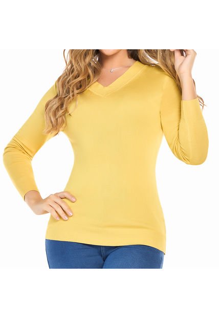Buzo Lovel Amarillo Para Mujer Croydon