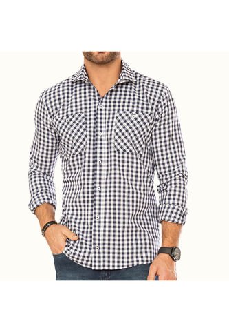 Camisa Juan Azul Para Hombre Croydon Croydon