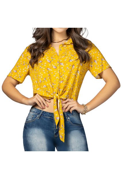 Blusa Aida Amarillo Para Mujer Croydon