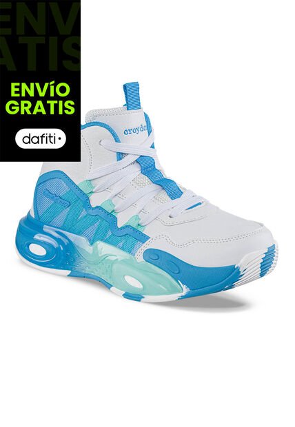 Tenis Running Derat Blanco Croydon Para Niño