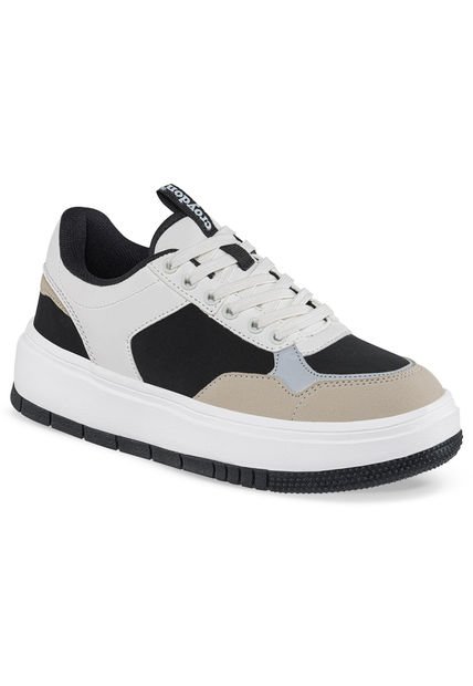 Zapatos Samol Blanco-Negro Para Mujer Croydon