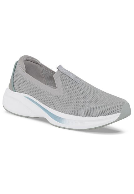 Tenis Running Zibo Gris Para Mujer Croydon