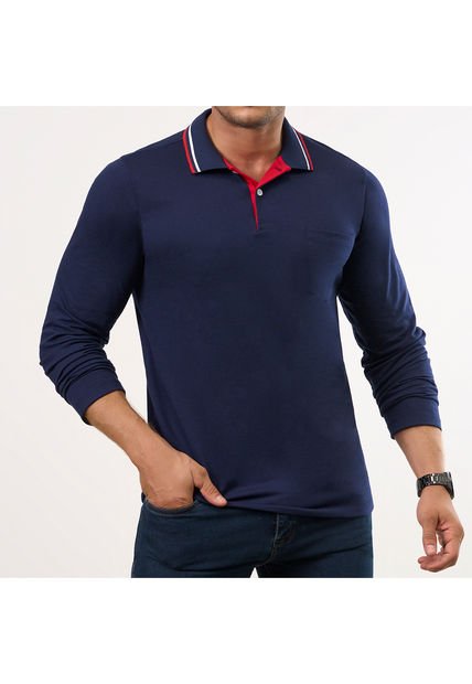 Camibuzo Polo Andres Azul Osc Para Hombre Croydon