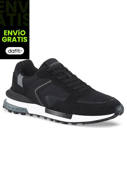 Tenis Urbanos Antryx Negro Para Hombre Croydon