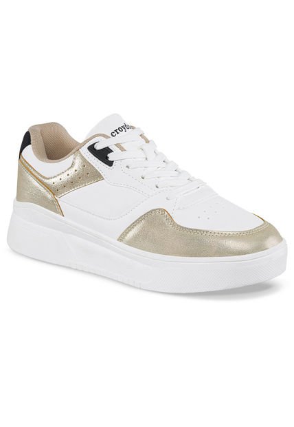 Zapatos Quasa Blanco-Oro Para Mujer Croydon