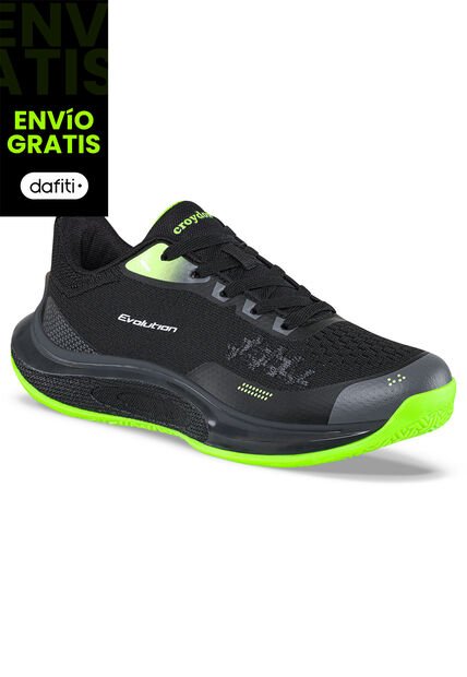 Tenis Running Zikri Negro Para Hombre Croydon