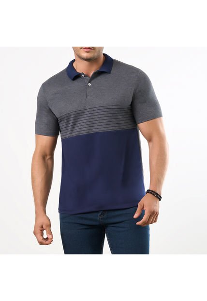 Camiseta Polo Cristian Azul Osc Para Hombre Croydon