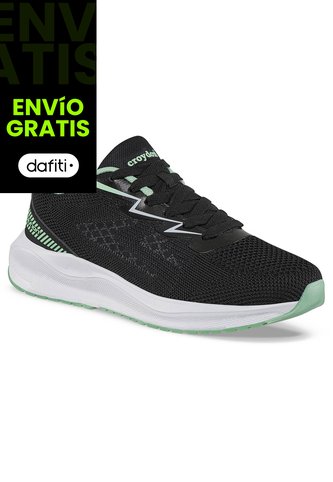 Tenis Running Drig Negro-Verde Croydon Para Mujer Croydon