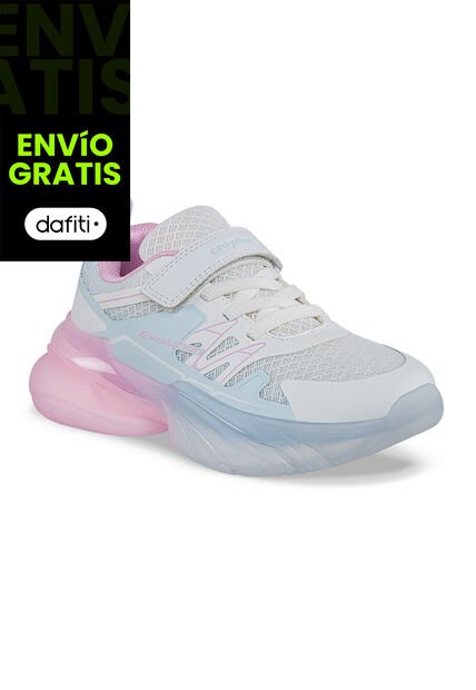 Tenis Running Wapoh Blanco Croydon Para Niña