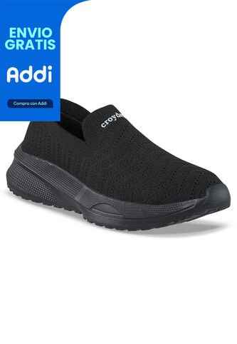Tenis Para Caminar Slom Negro-Negro Croydon Para Mujer Croydon