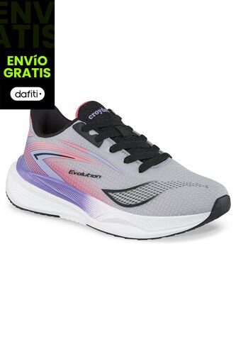 Tenis Running Xirte Gris Para Mujer Croydon Croydon