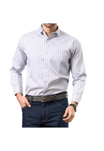 Camisa Carlos Gris Para Hombre Croydon