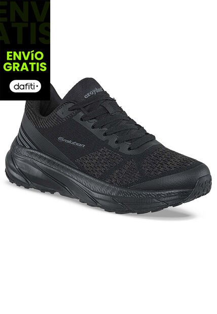 Tenis Running Xinde Negro Para Hombre Croydon
