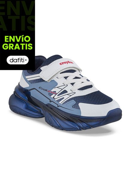 Tenis Running Yonew Azul Croydon Para Niño