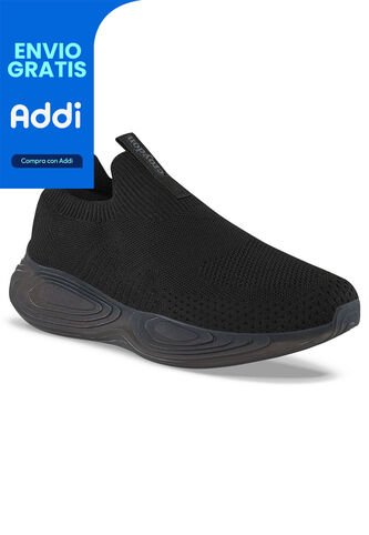 Tenis Para Caminar Shimin Negro Croydon Para Hombre Croydon