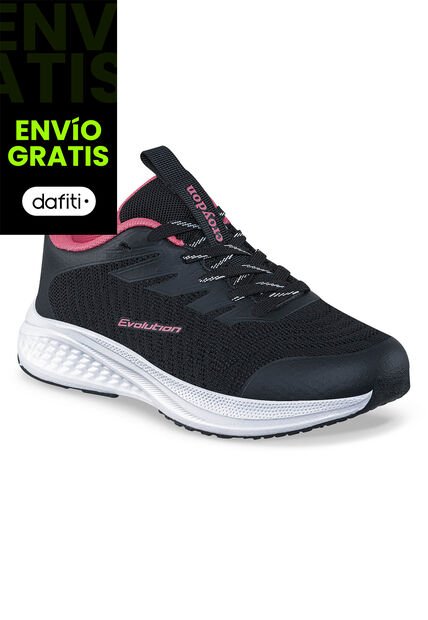 Tenis Running Neka Negro Croydon Para Niña