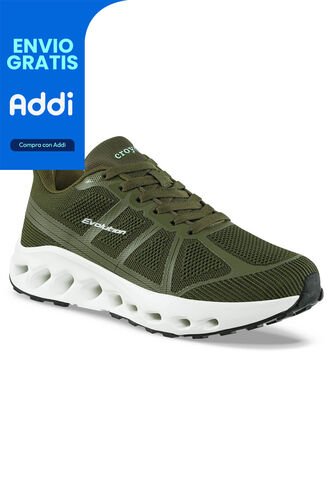 Tenis Running Garyk Verde Osc Croydon Para Hombre Croydon