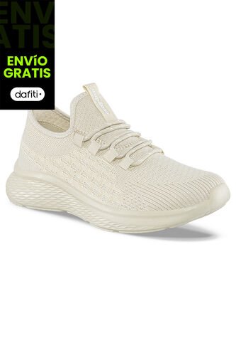 Tenis Running Trux Beige-Beige Para Mujer Croydon Croydon