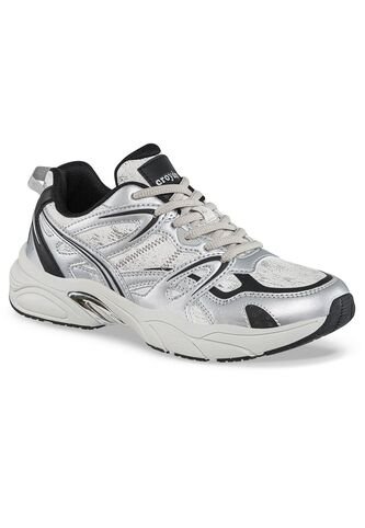 Tenis Urbanos Argame Gris-Negro Croydon Para Mujer Croydon