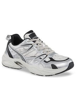 Tenis Urbanos Argame Gris-Negro Croydon Para Mujer
