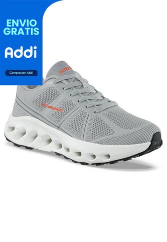 Tenis Running Garyk Gris Croydon Para Hombre Croydon