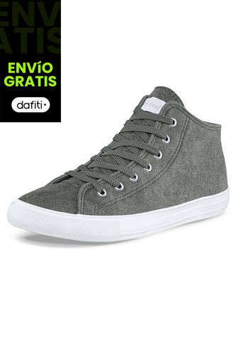 Botines Azurra Alto Gris Para Mujer Croydon Croydon