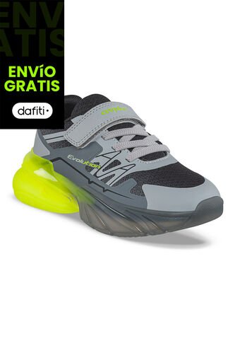 Tenis Running Yonew Gris Croydon Para Niño Croydon